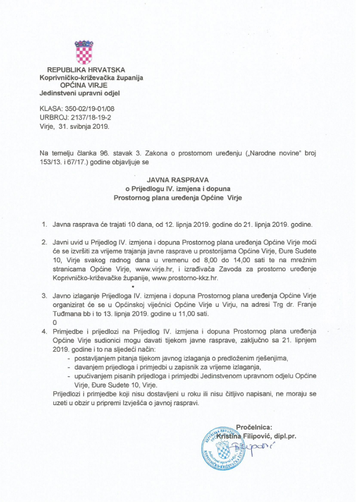 Objava javne rasprave